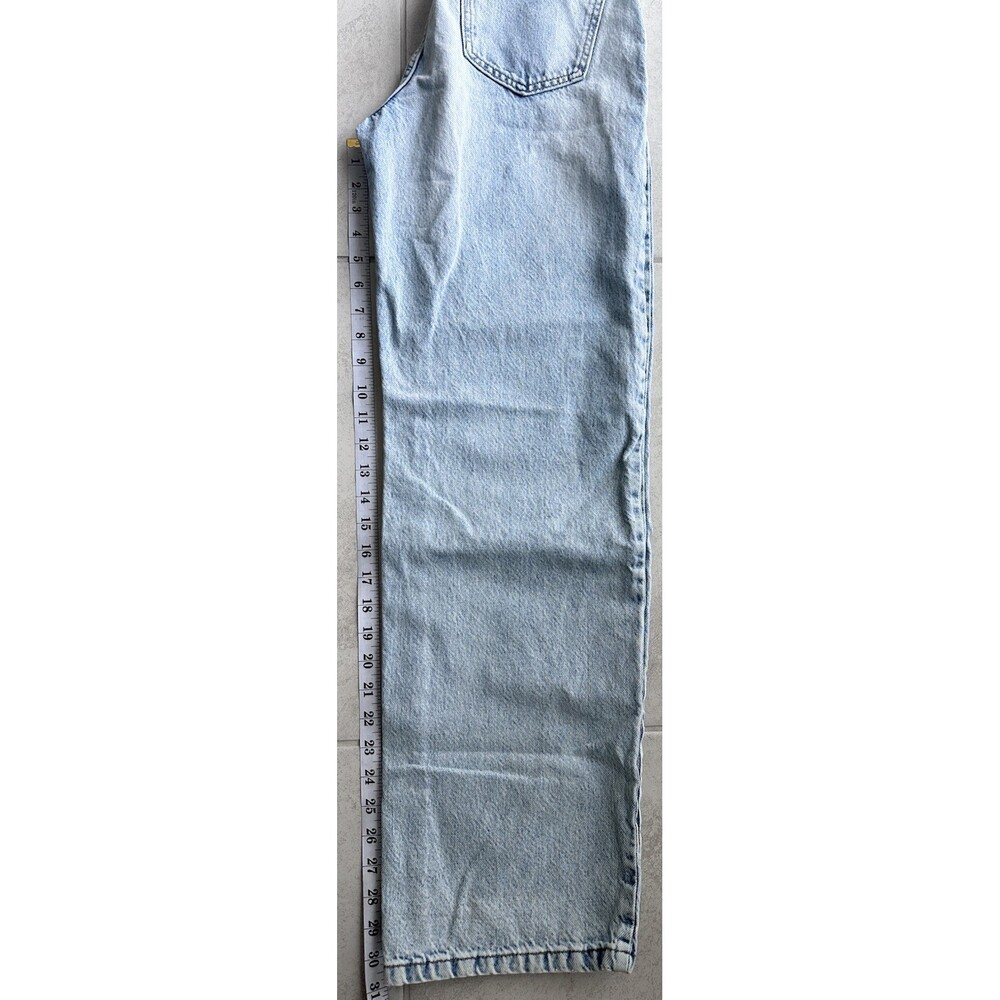 Cotton On Womens Light Wash Denim Loose Straight High Rise Size 26 - Picture 9 of 9